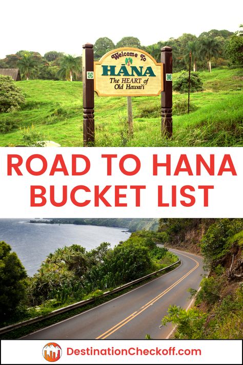 Plan your ultimate Road to Hana bucket list with this guide. Visit must-see stops like the lush Garden of Eden, explore black sand beaches at Wai’anapanapa, and hike to breathtaking waterfalls like Wailua Falls. Whether you're looking for adventure or relaxation, this guide covers the top sights and activities along Maui's famous drive. Road To Hana Stops, Lush Rainforest, Rainbow Eucalyptus Tree, Red Sand Beach, Black Sand Beaches, Haleakala National Park, West Maui, Road To Hana, Cascade Waterfall