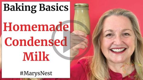 Canning Milk, Make Condensed Milk, Make Cottage Cheese, Baking Tricks, Homemade Sweetened Condensed Milk, Homemade Condensed Milk, Staple Recipes, Preserving Foods, Enamel Dutch Oven