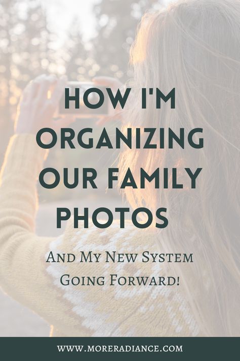 How I'm Organizing our Family Photos + My System Going Forward | Photo Organization | Memories | Getting Organized Photo Album Display Ideas, How To Store Pictures, What To Do With Old Family Photos, Picture Organization Ideas, Photo Organization Ideas, Photo Storage Ideas, How To Organize Photos, Photo Organization Storage, Shutterfly Photo Book