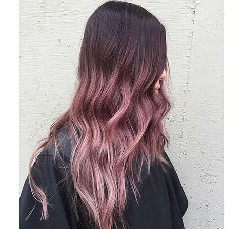 #mauve #hair #dye #ombre #color Pastel Pink Hair Ombre, Pastel Hair Ombre, Pink Ombre Hair, Pastel Ombre, Hair Color Chocolate, Brown Ombre Hair, Ombre Hair Blonde, Blue Pastel, Rose Gold Hair