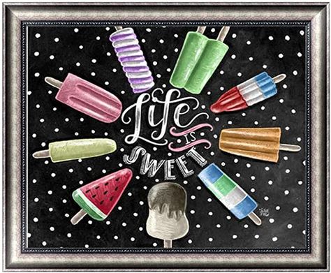 Amazon.ca: Diamond Painting Summer Summer Chalkboard, Fruit Letters, Popsicle Art, Ice Cream Art, Chalkboard Drawings, Chalkboard Print, Colored Chalk, Life Is Sweet, Chalkboard Designs