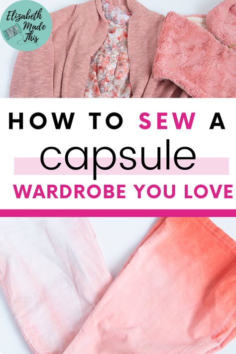 Easy Plus Size Skirts To Sew, Diy Capsule Wardrobe, Sew Your Own Capsule Wardrobe, Sew A Capsule Wardrobe, Capsule Wardrobe Sewing Patterns, Sew Capsule Wardrobe, Sewing A Capsule Wardrobe, Sew Your Own Wardrobe, Basic Sewing Patterns