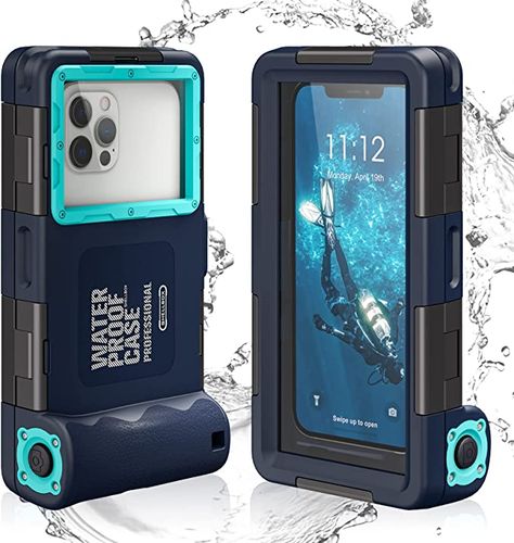 Amazon.com: Oreclriy Waterproof Phone Case, Under Water Proof Phone Case for Snorkeling Floating Diving, Underwater Case for iPhone 11/12/13/14 Pro Max XR/XS Samsung Galaxy S22/S21 Ultra/Plus Oneplus Blue : Cell Phones & Accessories Samsung A Series, Diving Underwater, Iphone 6 Covers, How To Make Water, Water Gift, Underwater Pictures, Waterproof Phone Case, New Technology Gadgets, Underwater Photos