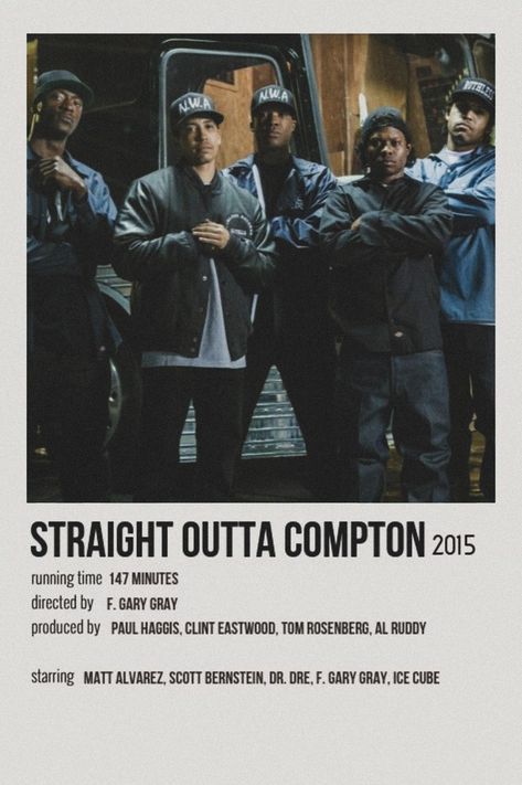 Straight Outta Compton Poster, Straight Outta Compton Movie Poster, Straight Outta Compton Movie, Black Love Movies, Black Movies, Movie Character Posters, Indie Movie Posters, Movies To Watch Teenagers, Outta Compton