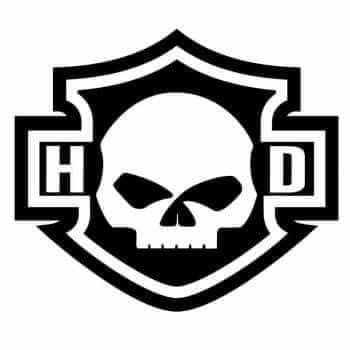 Street Bob 114, Silhouette Skull, Harley Davidson Stickers, Logo Harley Davidson, Harley-davidson Sportster, Harley Davidson Decals, Harley Davidson Decor, Harley Tattoos, Harley Davidson Crafts