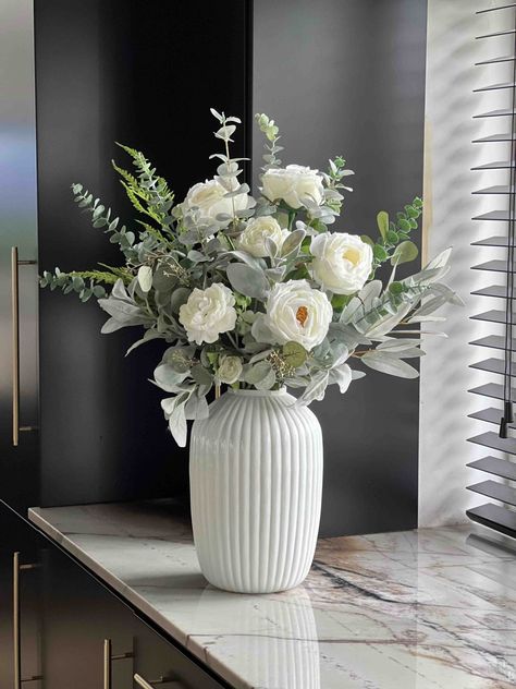 White vase decor