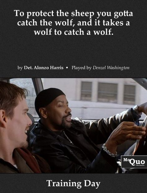 Training Day Good Looking Quotes, Sophia Wisdom, Kickass Movie, Training Day Movie, Denzel Washington Quotes, Deadpool Marvel, Street Quotes, General Quotes, Black Hollywood