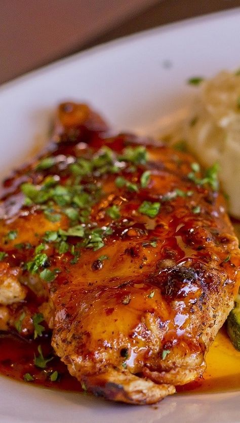 Cooking With Bourbon, Biggest Loser Recipes, Ip Chicken, Glazed Chicken Breast, Pressure Cooking Chicken, Peach Chicken, Cooking Chicken, Peach Jam, Glazed Chicken