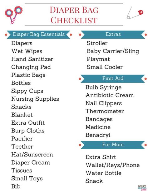 Diapering essentials | Free Printable diaper bag checklist and diaper bag essentials for baby! Diaper Bag Checklist, Baby Essential Checklist, Diapering Essentials, Diaper Bag Essentials, Bag Checklist, Baby Checklist, Nursing Supplies, Baby Sleep Problems, Baby Sling Carrier