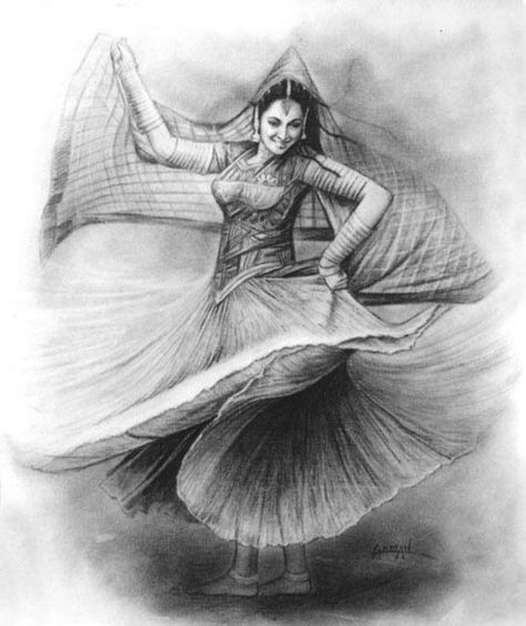 40 Innovative Dancing women Drawings and sketches ideas Indian Drawing, Pencil Drawing Images, Abstract Pencil Drawings, Dancing Drawings, Dance Paintings, Girl Drawing Sketches, Art Sketches Pencil, Art Drawings Sketches Pencil, Beauty Art Drawings