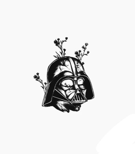 Darth Vader Outline Tattoo, Yoda Tattoo Minimalist, Starwars Tattoo Girly, Star Wars Tattoo Darth Vader, Star Wars Droid Tattoo, Darth Vader Tattoos, Starwars Tattoo Minimalist, Subtle Star Wars Tattoo, Star Wars Flash Tattoo