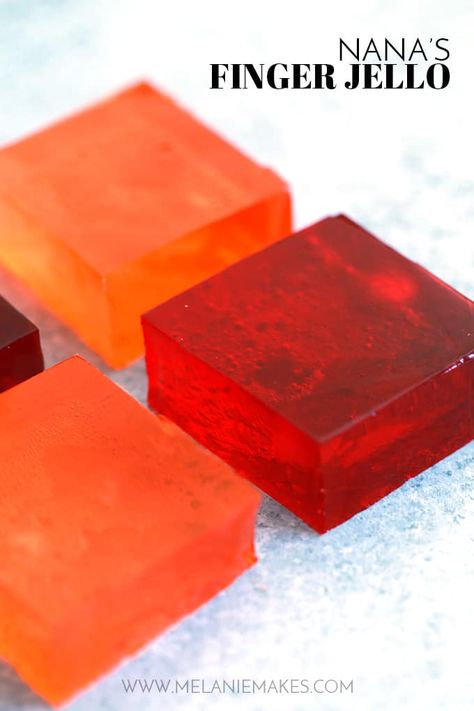 Knox Blox Jello Squares, Finger Jello Recipe, Jello Cream Cheese, Finger Jello, Jello Jigglers, How To Make Jello, Jello Dessert Recipes, Sugar Free Jello, Gelatin Recipes