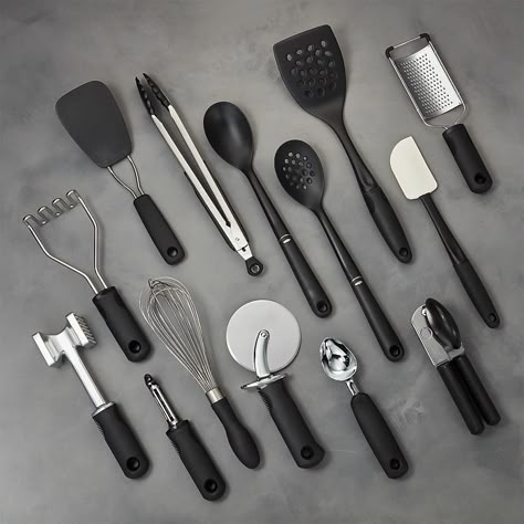 Best Kitchen Utensil Set, Balloon Whisk, Desain Pantry, Stainless Steel Kitchen Utensils, Baking Utensils, Slotted Spoon, Silicon Utensils, Potato Masher, Gadgets Kitchen Cooking