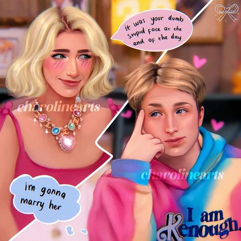 Barbie (Smosh's Version) 🩷✨ @smosh - After a month and a half, i finally finished this series omagahhh, i kept my promise lmaoaoaoao - All of this unwatermarked artworks are available for purchase and are allowed to be made into prints on my patreon! (Link in bio) - #smosh #mysmoshart #courtneymiller #shaynetopp #shourtney #angelagiarratana #amandalehancanto #chansemccrary #spenceragnew #anthonypadilla #ianhecox #ianthony . Shayne And Courtney, Smosh Fanart, Smosh Cast, Joshua Colley, Shayne Topp, Courtney Miller, Anthony Padilla, The Barbie Movie, Team Starkid