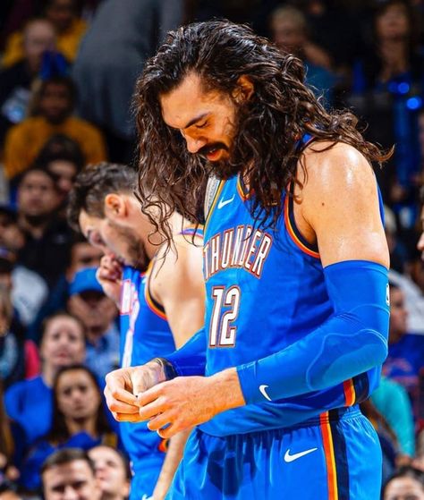 64 Likes, 0 Comments - OKC THUNDER  EN URUGUAY 🇺🇾 (@okc_uruguay) on Instagram: “STEVEN ADAMS | OUT 🚫 Steven Adams no jugará hoy ante los Bucks por una contusión en su rodilla. Es…” Steven Adams, Okc Thunder, Memphis Grizzlies, Oklahoma City Thunder, Owls, Sports Jersey, Basketball, Fan, Media