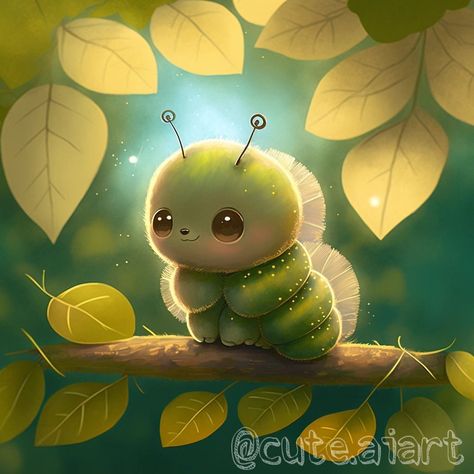 Caterpillar Wallpaper, Cartoon Bugs, Caterpillar Art, Cute Caterpillar, Animation Story, Watercolour Animals, Balinese Garden, Lovely Pictures, Wallpaper Iphone Neon