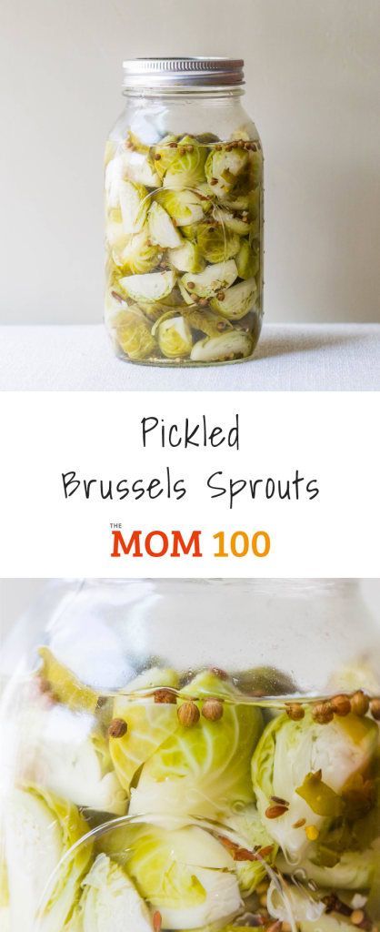 Pickled Brussels Sprouts / These Pickled Brussels Sprouts are actually an insanely versatile condiment. This recipe is for a refrigerator pickle, not a pressure sealed one, which means they won't last forever. Ready to eat in 2 days and even better if you Pickled Brussels Sprouts Recipe, Pickled Brussel Sprouts, Fresh Cheese Recipe, Brussels Sprouts Recipes, Sprouts Recipes, Pickled Foods, Vegetable Cake, Sprouts Recipe, Refrigerator Pickles