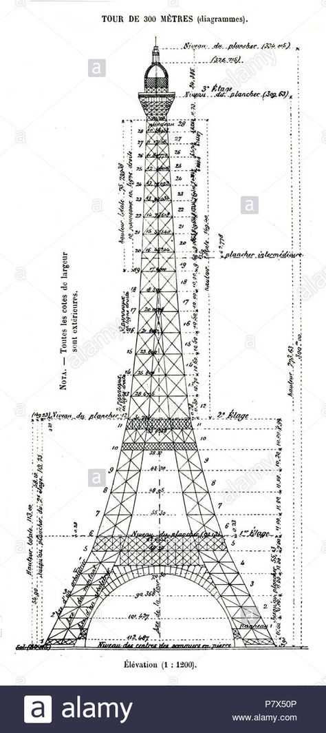 300m Eiffel tower . 1890 143 Eiffel ... Efile Tower Sketch, Eiffel Tower Blueprint, Paris Eiffel Tower Drawing, Eiffel Tower Architecture, Efile Tower, Eiffel Tower Craft, Tour Eifel, Eiffel Tower Silhouette, Eiffel Tower Drawing