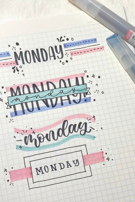 Monthly Step Tracker, Monthly Title Page, Bujo Titles, Journal Titles, 2024 Bullet Journal, Bullet Journal Titles, Daily Tracker, Bullet Journal Headers, Bujo Doodles