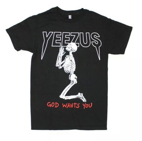 Yeezus God Wants You T-Shirt Check more at https://celluso.com/product/yeezus-god-wants-you-t-shirt-2/ Shirt Design Inspiration, Jesus Shirts, Favorite Shirts, Unisex Shirt, Want You, Sweatshirt Shirt, Skeleton, Casual Fashion, Shirt Designs