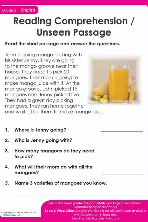 Passage For Class 2 English, Unseen Passages For Grade 2 In English, Passage Reading For Grade 2, Unseen Passage In English Class 4, English Worksheets For Grade 2 Student, Unseen Passage In English For Class 5, Unseen Passages For Grade 2, Unseen Passage For Class 1, Unseen Passage In English Grade 3