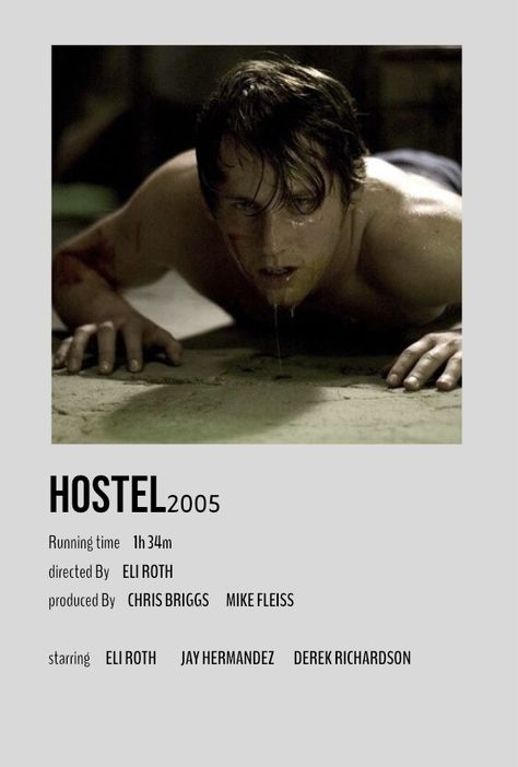 Hostel Poster, Horror Polaroid Poster, Hostel Movie Poster, Hostel Movie, Netflix Horror Movie Poster, The Shining Polaroid Poster, Horror Movie Missing Posters, Horror Movies List, Hostel 2005