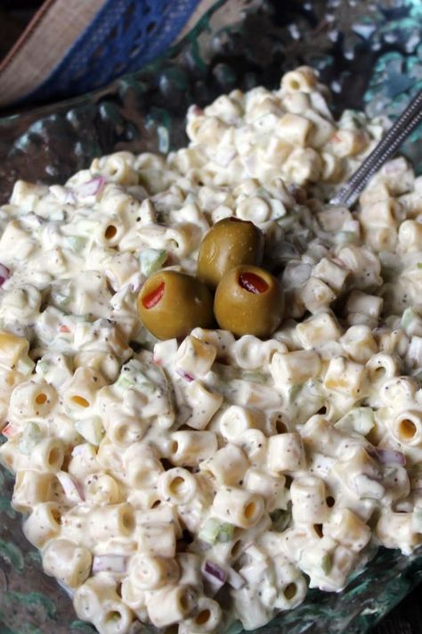 Dirty Martini Mac Salad, 12 Tomatoes Dirty Martini Macaroni Salad, Dirty Martini Macaroni Salad, Ditalini Pasta Recipes Cold, Dirty Martini Pasta Salad, Celery Salad Recipes, Unusual Salads, Ditalini Pasta Salad, Recipes With Ditalini Pasta