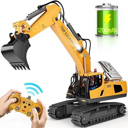 Construction Toys For Boys, Excavator Toy, Construction Play, Toy Ideas, Metal Bucket, Construction Toy, Construction Toys, Construction Vehicles, Kids Items