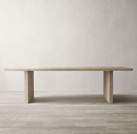 Reclaimed Oak Plank Rectangular Dining Table in 2022 | Rectangular dining table, Formal dining decor, Dining decor Formal Dining Decor, Rh Rugs, House Dining Room, Floor Remodel, Oak Planks, Reclaimed Oak, Furniture Vanity, Oak Dining Table, Bath Furniture