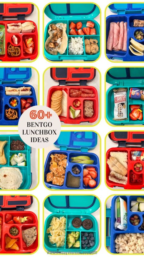 60+ Bentgo lunch box ideas with free printable download for all the best bento lunch ideas for easy kid school lunches. Healthy School Lunches Bentgo, Bento Box For Picky Eaters, Bentgo Kids Lunch Ideas Kindergarten Ideas, Lunch Ideas Kids Bento, Bentgo Kids Lunch Box Ideas, Bentigo Box Lunch For Kids, Bentgo Kids Lunch Ideas Easy, Kindergarten Bento Box Lunch Ideas, Toddler Lunches Bentgo