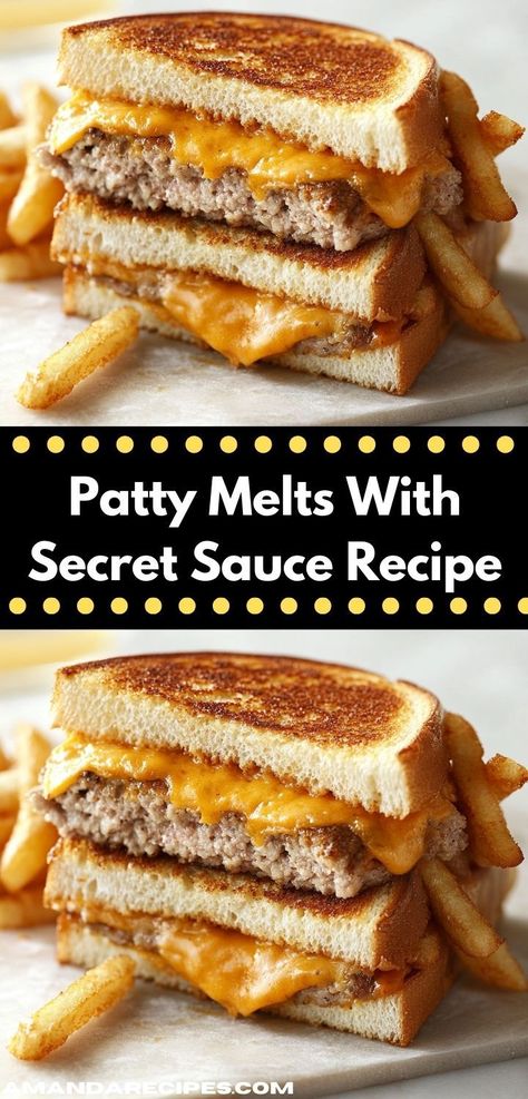 Need a quick and satisfying dinner solution? This easy Patty Melts With Secret Sauce Recipe offers a delightful blend of textures and tastes, perfect for busy weeknights and guaranteed to please even the pickiest eaters. Patty Melts With Secret Sauce, Secret Sauce Recipe, Easy Diner, Patty Melt Recipe, Dinner Gathering, Patty Melt, Melty Cheese, Grilled Sandwich, Secret Sauce