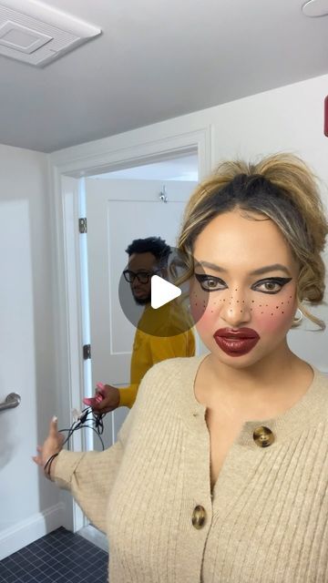 Ling and Lamb on Instagram: "I can’t believe this video is 2yrs old… Do you guys remember when I did this HORRIBLE MAKEUP prank to see Hubby’s reaction 🤣🤣🤣😂 

Disclaimer: This content is exclusively managed by Caters News. To license or use in a commercial player please contact licensing@catersnews.com or call +44 121 616 1100 / +1 646 380 1615

#lingandlamb #makeup #funny #couple" How Are You Doing Funny, Make Me Laugh Funny Stuff To, Funny Dad Videos, Funny Makeup Looks Hilarious, Funny Prank Videos Can't Stop Laughing, Crazy Funny Videos Hilarious, Funny Prank Videos Can't Stop Laughing Hilarious, Funny Looking People, Funny Pranks Videos