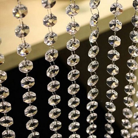 Garland Chandelier, Chandelier Wedding Decor, Beads Curtain, Hanging Wedding Decorations, Bead Curtain, Crystal Garland, Diamond Chandelier, Color Rings, Wedding Chandelier