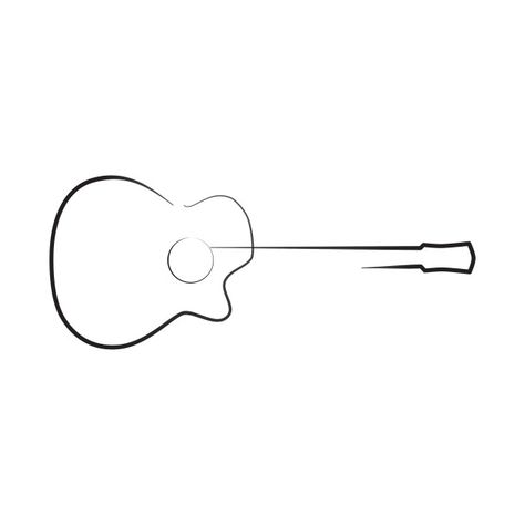 Line Art Guitar Tattoo, One Line Guitar Tattoo, Dainty Guitar Tattoo, Guitarist Tattoo Ideas, Guitar Outline Tattoo, Tiny Guitar Tattoo, Fine Line Guitar Tattoo, Line Guitar Tattoo, Minimalist Guitar Tattoo