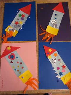 Toddler Approved!: Rockets Galore! Preschool Rocket, Rocket Craft, Space Week, Space Preschool, Transportation Unit, Fireworks Craft, Transportation Crafts, Rocket Ships, Transportation Preschool