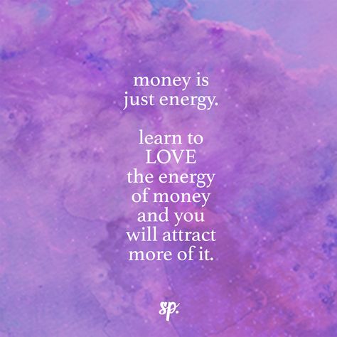 Money is just energy. Energy Of Money, Create Your Life, Vibrational Energy, Attraction Quotes, Wealth Affirmations, Manifesting Money, Law Of Attraction Quotes, Money Affirmations, Manifestation Affirmations