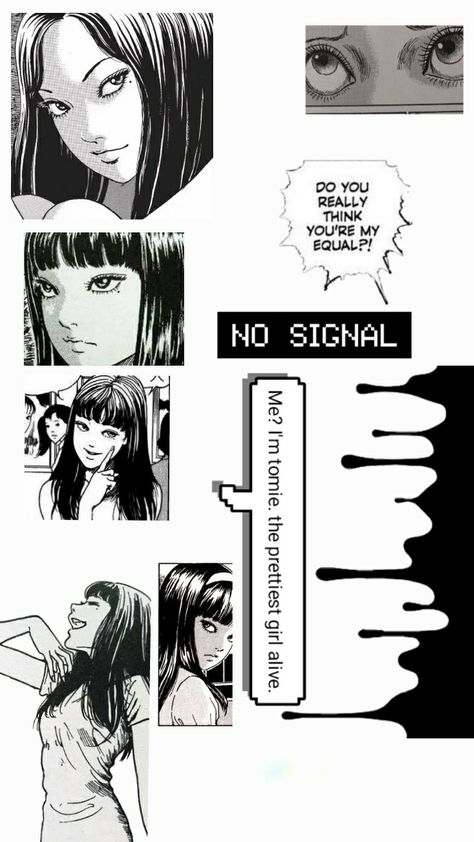 Tomie Stickers Printable, Dangerously Yours Aesthetic, Tomie Sticker, Tomie Aesthetic, Beautiful But Dangerous, Tomie Junji Ito, Black And White Stickers, Iphone Wallpaper Sky, Macbook Stickers