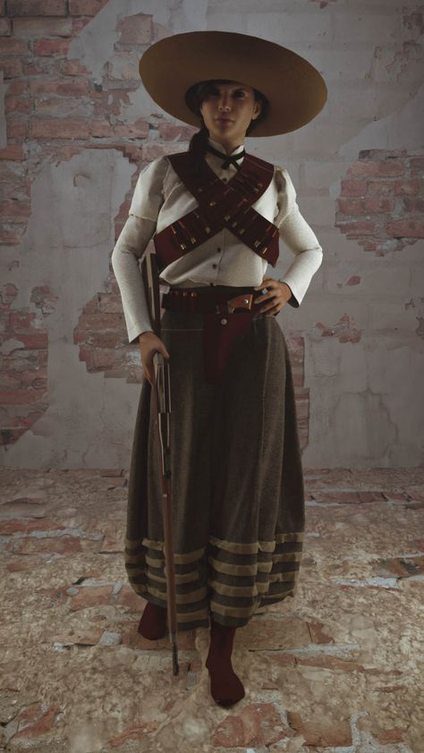 Mexican Outfits For Women, Mexico Fashion, Mexican Revolution, Mexican Artwork, Mexico History, Mexican Fashion, Mexico Culture, Mexican Outfit, Marvelous Designer