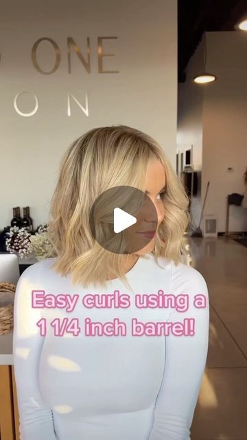 Easy Curls, Curl Tutorial, Bob Styles, Curling Iron, Tongs, Easy Hairstyles, 4 Inch, Short Hair Styles, Hair Cuts