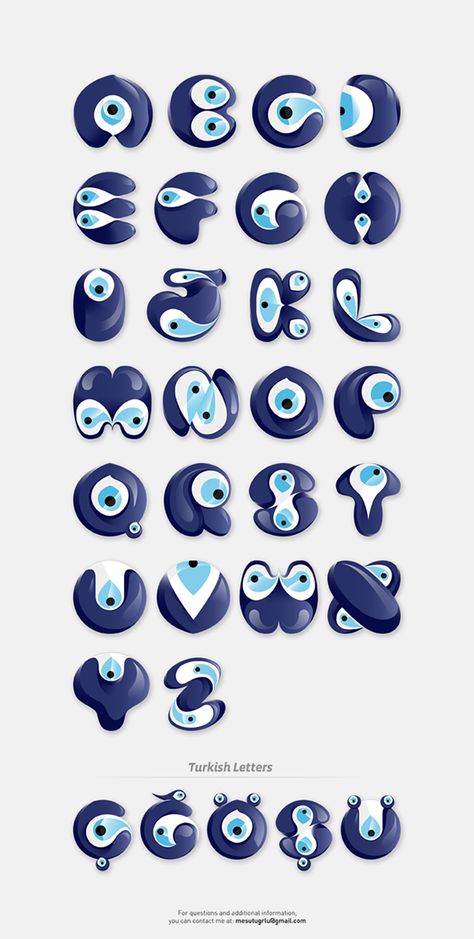 Evil eye font designFrom time immemorial, people, from gut feelings, we instantly become wary of strangers with greedy or mean eyes. We know from experience, that effusive praises should be taken with a pinch of salt, for behind all the gushes, smiles an… Evil Eye Tattoo, Evil Eye Art, Typography Served, Arabic Typography, Greek Evil Eye, Evil Eyes, Eye Tattoo, Font Design, Fonts Alphabet