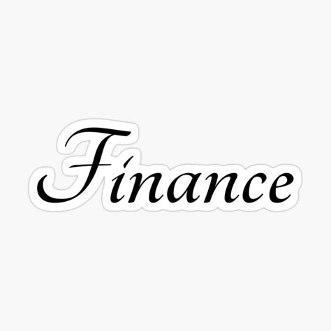 Finance word subject sticker for your file, folder or to name your materials properly. Finance Stickers, Motivation Quote, Air Force Ones, File Folder, Make It Happen, Subjects, Air Force, Make It, Vision Board