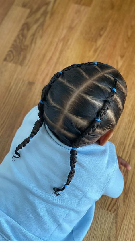 Braided Boys Hairstyles Kid Hair, Easy Toddler Boy Hairstyles Black, Black Toddler Hairstyles Boy, Toddler Braids Boy, Easy Boy Braid Styles, Mixed Boy Hairstyles, Baby Boy Braids, Toddler Boy Braid Styles, Lil Boys Braids Styles