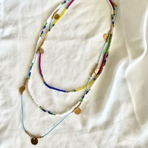 Beaded Multicolor Beach Style Bohemian Necklace Orange Statement Necklace, Oak Leaf Necklace, Teal Necklace, Genuine Pearl Necklace, Rainbow Aura Quartz, Boho Statement Necklace, Murano Glass Necklaces, Mesh Necklace, Leather Corded Necklace