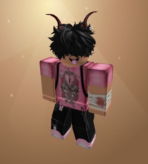 Items: Red iron horns: 3,500 rblx Catching Snowflakes: 25,999 rblx Overall : 29,499 rblx Slender Outfits, Da Hood Outfits, Hood Outfits, Catching Snowflakes, Da Hood, Roblox Outfits, Overalls, Red