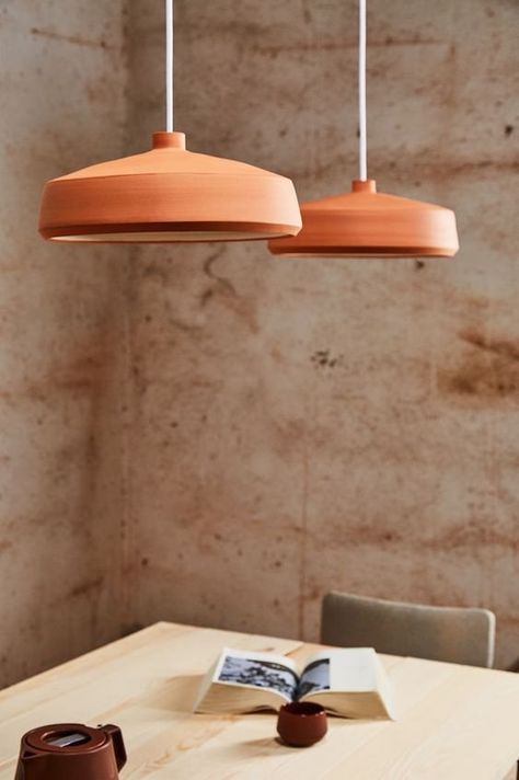 Clay is an incredibly versatile material, malleable into a huge variety of shapes and textures. Ceramics are clay objects that have been fired at high temperatures to create strong, solid forms. #interior #interiordesign #interiordecor #interiordecoration #decor #decoration #design #bathroom #bathroomdesign #bathroomdecor #kitchen #kitchendecor #kitchendesign #homedecor #homedecoration #exterior #exteriordesign Diy Industrial Furniture, Ceramic Pendant Light, Vintage Industrial Design, Industrial Design Furniture, Urban Lighting, Vintage Industrial Furniture, Industrial Interior Design, Industrial Interiors, Clay Inspiration