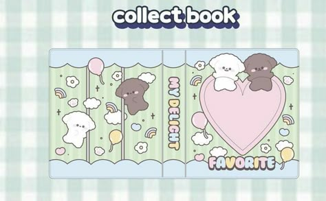 Collect Book Template, Collect Book Kpop Template, Collect Book Kpop, Kpop Binder, Binder Templates, Paper Doll Printable Templates, Collect Book, Packing Orders, Notebook Cover Design