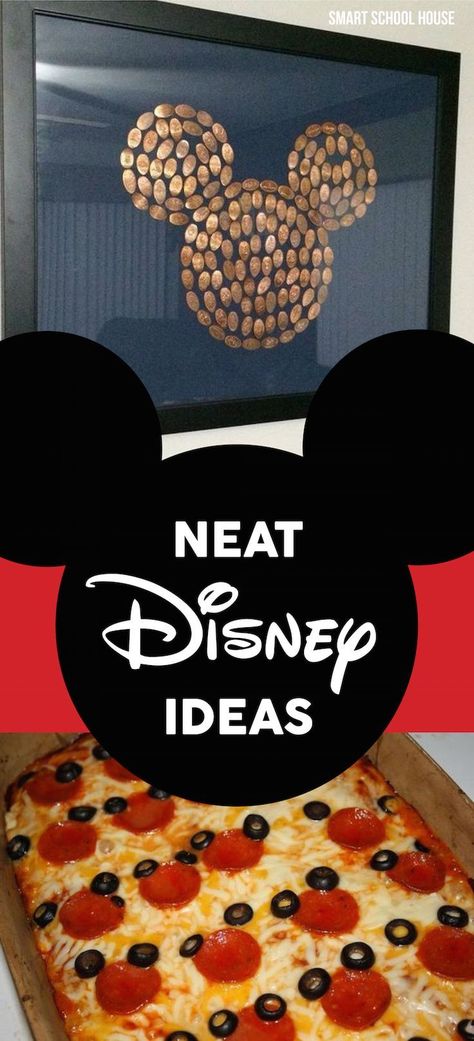 Neat Disney Ideas - crafts, art, gift, and party ideas. Pressed Pennies, Disney Surprise, Disney Room, Disney Diy Crafts, Mickey Mouse Clubhouse Party, Disney Cute, Disney Recipes, Disney Theme Party, Meal Options