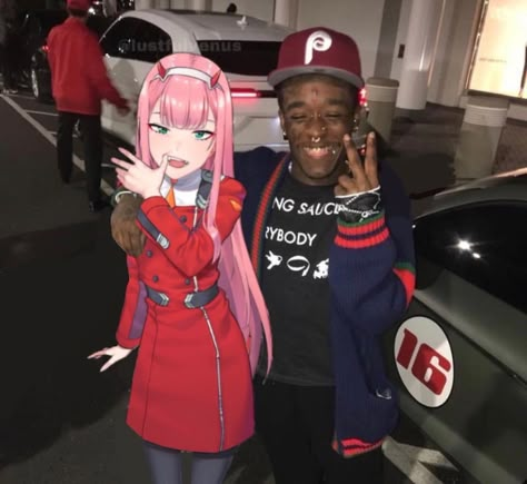 Rappers With Anime Characters, I Love Carti, Lil Uzi Vert Style, Rapper And Anime, Gangsta Anime, Anime Rapper, Rap Wallpaper, Real Anime, Lil Uzi