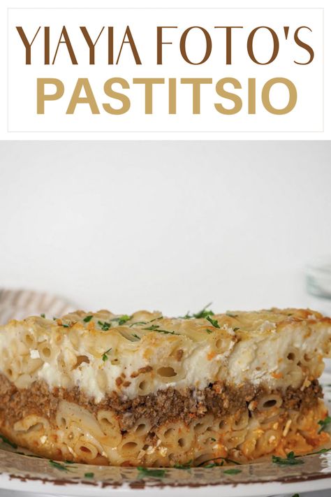 Pastitsio Recipe, Greek Pastitsio, Greek Lasagna, Greek Recipes Authentic, Meat Sauce Recipes, Regional Food, Greek Cooking, Famous Recipe, Family Get Together