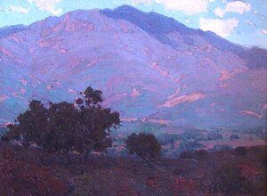 Southwest Art Paintings, California Impressionism, Composition Study, Edgar Payne, California Hills, American Impressionism, Inspiring Artwork, Filipino Art, Master Paintings